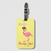 You Are Flamingo Hot Thunder_Cove ラゲッジタグ (正面縦)