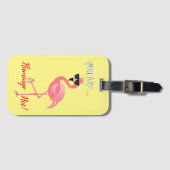 You Are Flamingo Hot Thunder_Cove ラゲッジタグ (正面横)