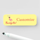 You Are Flamingo Hot Thunder_Cove 名札 (インサイチュ)