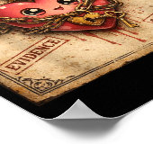 You Are Guilty You Stole My Heart Cute Valentine’s ポスター (角)