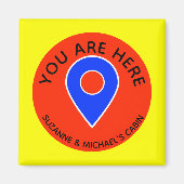 You are Hereロケータークルーズドアマーカー マグネット (正面)