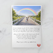 You Are Here Pet Loss Card サンキューカード (内部)