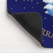 "You Are Here - Terra Firma" ユーモアのあるPlanet Earth マウスパッド (コーナー)