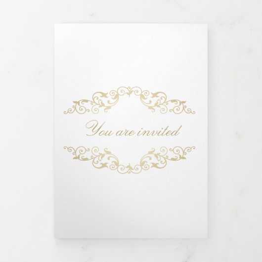 You are invited  三つ折り招待状 (カバー)