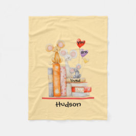 You Are Loved Child's Fleece Blanket フリースブランケット