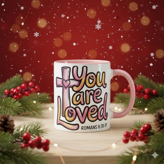 You Are Loved Christian 11 oz Coffee Mug マグカップ