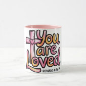 You Are Loved Christian 11 oz Coffee Mug マグカップ (中央)