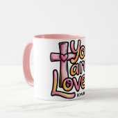You Are Loved Christian 11 oz Coffee Mug マグカップ (正面左)