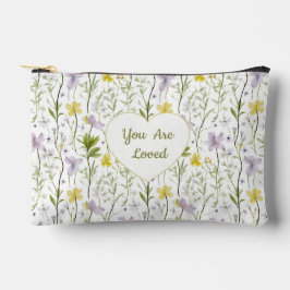 You Are Loved Floral Heart  アクセサリーポーチ
