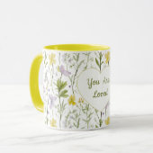 You Are Loved Floral Heart Combo マグカップ (正面左)