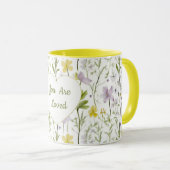 You Are Loved Floral Heart Combo マグカップ (正面右)