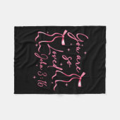 You Are Loved John 3_16 Valentines Christian Faith フリースブランケット (正面(横))