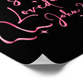 You Are Loved John 3_16 Valentines Christian Faith ポスター (角)