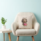 You Are Loved Pillow – Adorable Dachshund Gift  クッション (椅子)