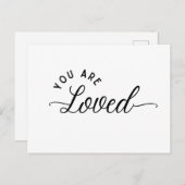 You are Loved Postcard ポストカード (正面/裏面)