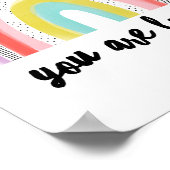 You are Loved | Rainbow ポスター (角)