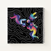 You Are Loved – Rainbow Cosmic Notebook  ノートブック (裏面)