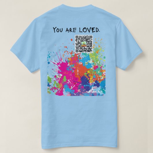 you are loved tシャツ (デザイン裏面)