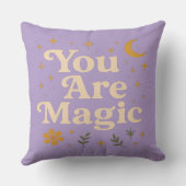 You Are Magic - Inspirational Star Design with Pos クッション (裏面)
