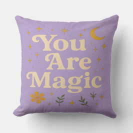 You Are Magic - Inspirational Star Design with Pos クッション