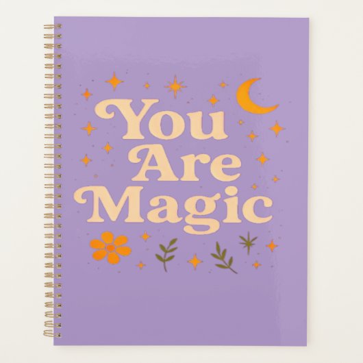 You Are Magic - Inspirational Star Design with Pos プランナー手帳 (正面)