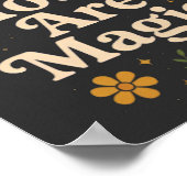 You Are Magic - Inspirational Star Design with Pos ポスター (角)