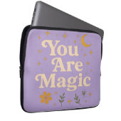 You Are Magic - Inspirational Star Design with Pos ラップトップスリーブ (正面右)