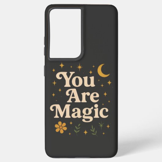 You Are Magic - Inspirational Star Design with Pos Samsung Galaxyケース (裏面)