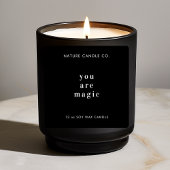You Are Magic Minimalist Soy Candle  スクエアシール