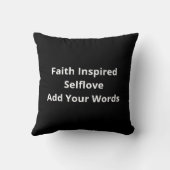 You Are More Than Enough Faith Based Self Love Des クッション (裏面)