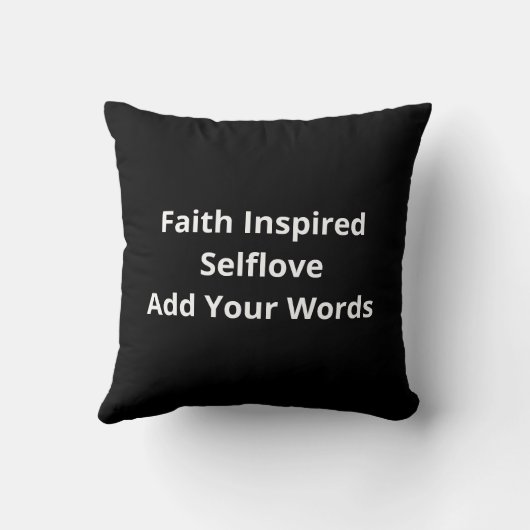 You Are More Than Enough Faith Based Self Love Des クッション (裏面)