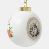 You Are My Angel Vintage Christmas Personalized セラミックボールオーナメント (左)