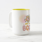 You Are My Boo – Cute Ghost Hallo ツートーンマグカップ (正面左)