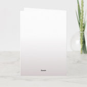 You Are My Cup of Tea Cute & Funny Valentine Pun シーズンカード (裏面)