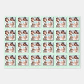 You Are My EverythingベビーPhoto on Green ラッピングペーパーシート (正面2)