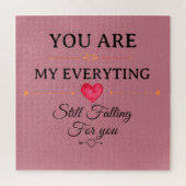 You Are My Everything – Romantic Love Quote Wall  ジグソーパズル (縦)
