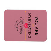 You Are My Everything – Romantic Love Quote Wall  マグネット (横)