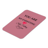 You Are My Everything – Romantic Love Quote Wall  マグネット (左側)