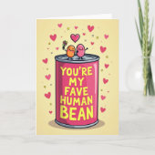 You Are My Fave Human Bean Card カード (正面)