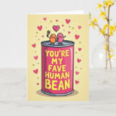 You Are My Fave Human Bean Card カード (黄色い花)