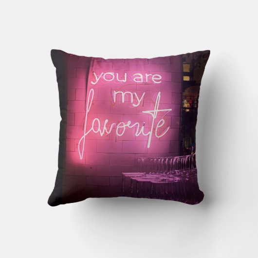 You Are My Favorite pillow クッション (裏面)