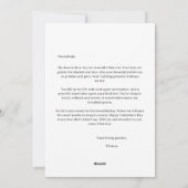 You Are My Heart Valentine Poem White Cat  シーズンカード (裏面)