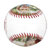 You Are My Hero Happy Father's Day Photo | 野球ボール (裏面)