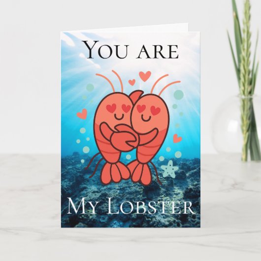 You are My Lobster  カード (正面)