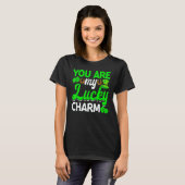 You Are My Lucky Charm Shamrock St Patrick's Day L Tシャツ (正面フル)