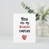 You Are My Roman Empire – 解剖学ハート – カード編集 ポストカード (スタンド正面)
