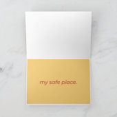You Are My Safe Place  カード (内部)