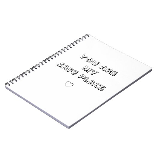 You Are My Safe Place Notebook ノートブック (左側)