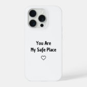 You Are My Safe Place Phone Case iPhoneケース (裏面)