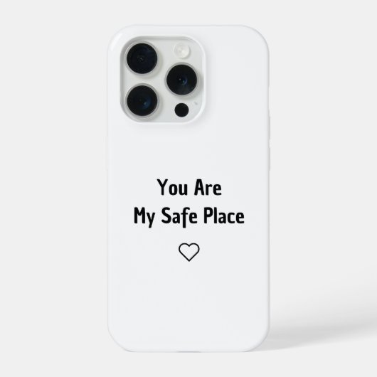 You Are My Safe Place Phone Case iPhoneケース (裏面)